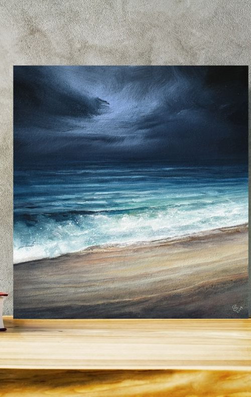 " You are..... like a wave in the night 2 " by Ivan  Grozdanovski