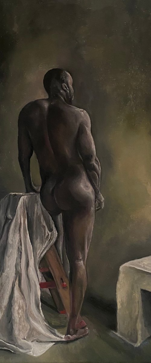 Back of a man study by Amelia Lovell