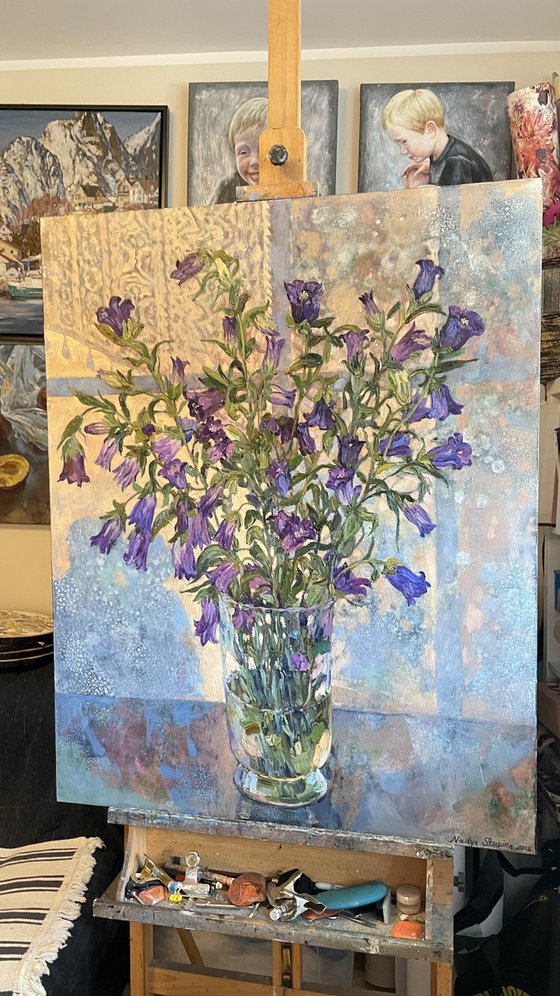 Bouquet of bellflowers