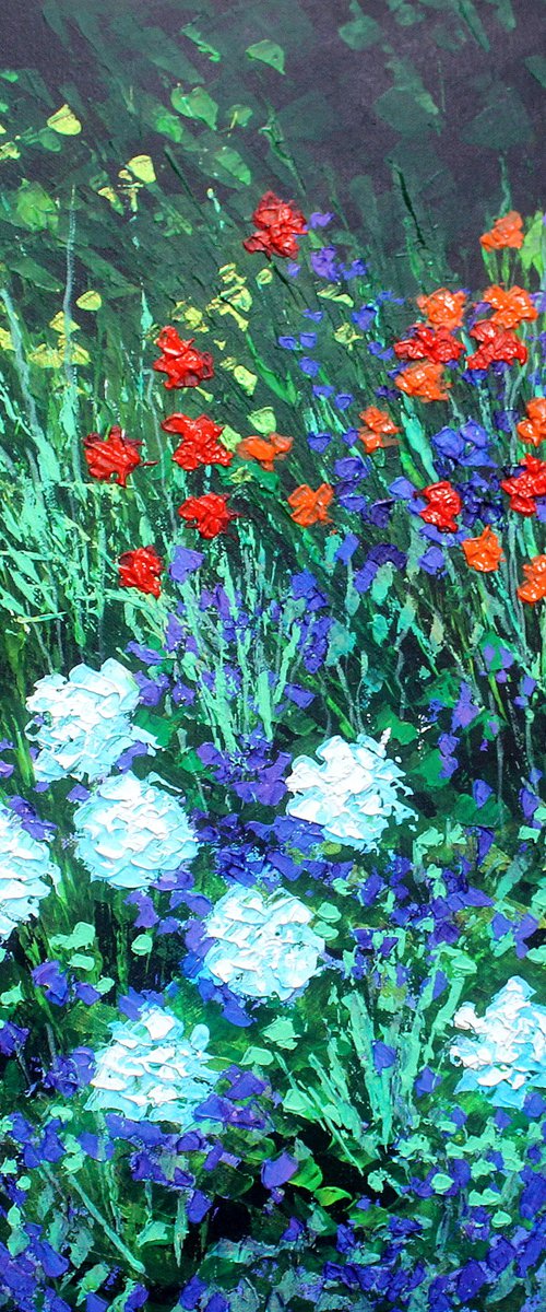 Cliveden Summer Border I by Paul J Best