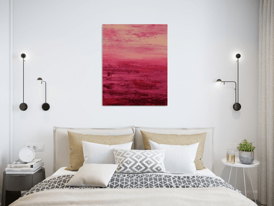 Rose Pink - Modern Color Field Abstract