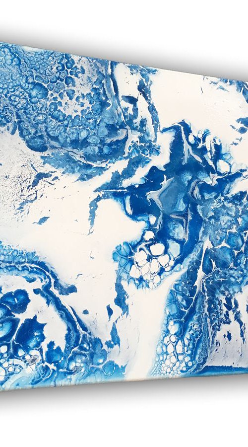 "Materialize" - FREE WORLDWIDE Shipping - Original Abstract PMS Acrylic Painting - 20 x 16 inches by Preston M. Smith (PMS)