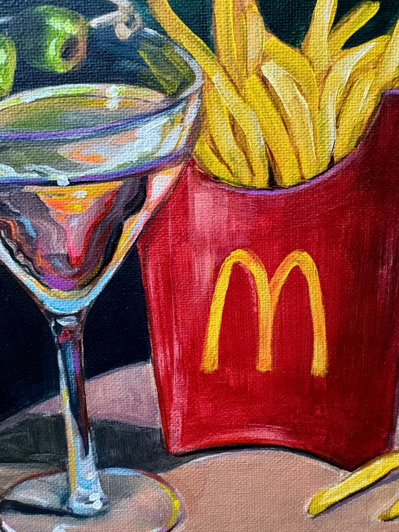 Martini and Fries