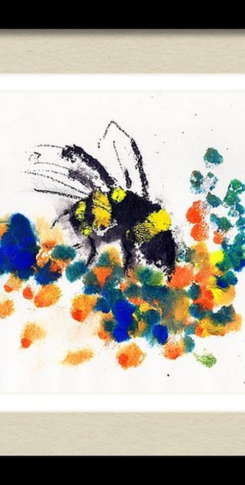 Bumblebee art 2 - To Bee or not to bee by Asha Shenoy