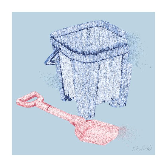 Bucket & Spade - Limited Edition Print