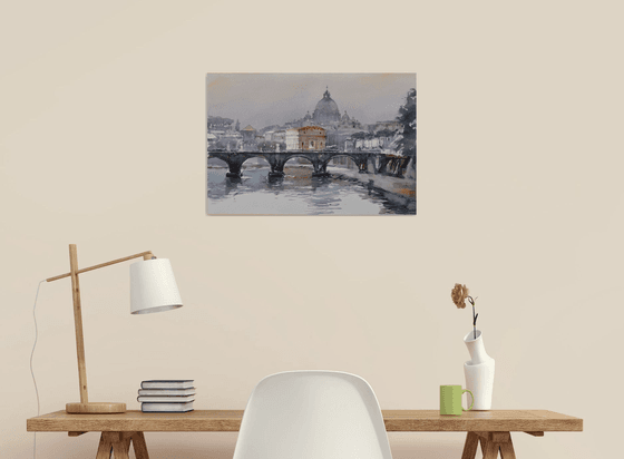 The angels' bridge in Rome (  Ponte Sant'Angelo ) II