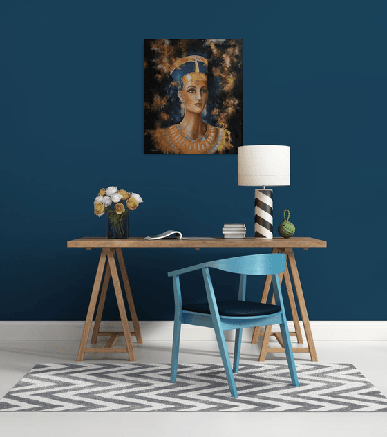 Nefertiti - portrait - original painting