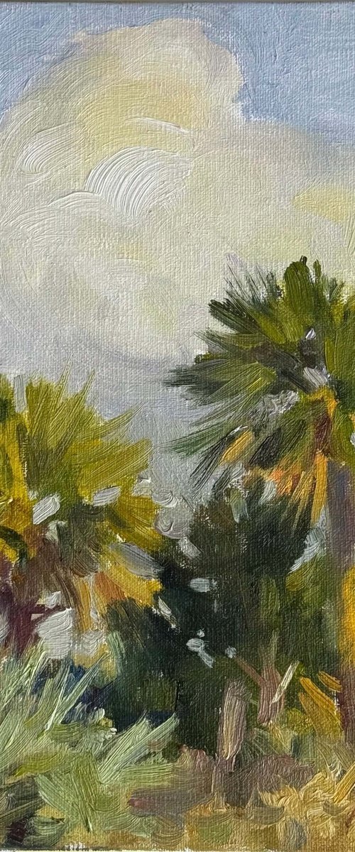 Golden Palms by Nataliia Nosyk