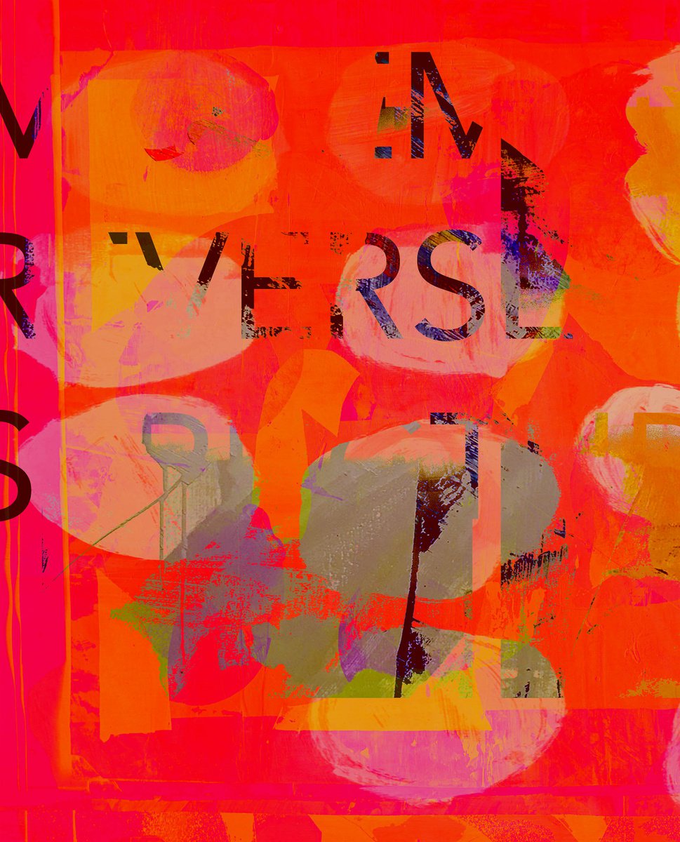 Abstract Print By The Most Active, 15 X 18", Everything Is Alive, Original Artwork