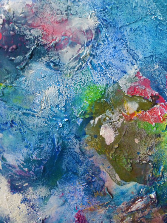 A large abstract painting