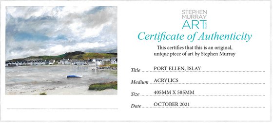Port Ellen Isle Of Islay Scottish Landscape Painting