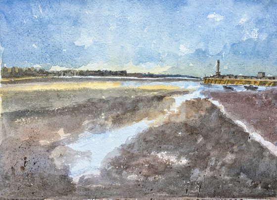 Margate Sands - an original watercolour painting