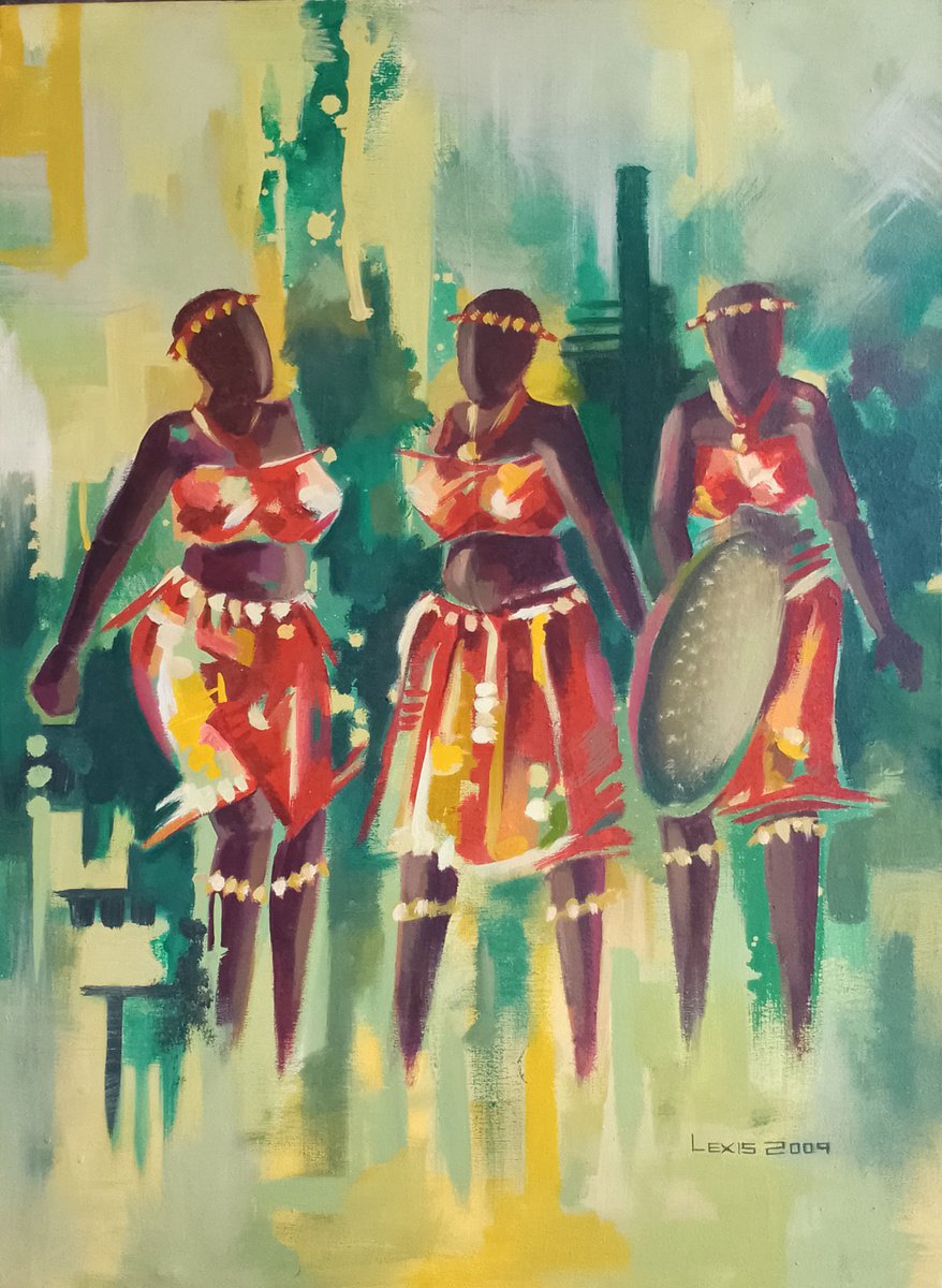 Brave African Women, Life Is War By Alex Mensah, 22 X 30, Artwork For Sale On Artfinder