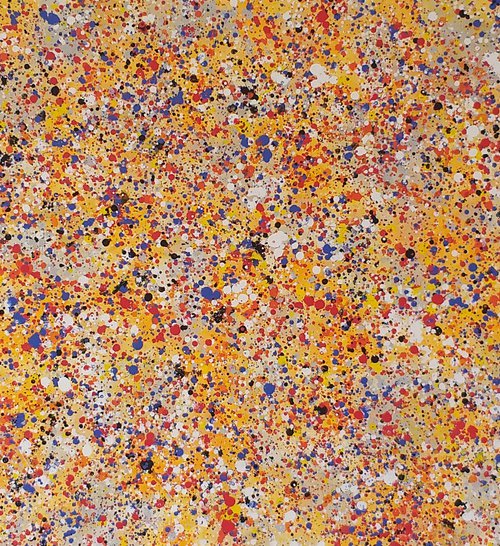 Abstract J.Pollock style painting by M.Y. by Max Yaskin