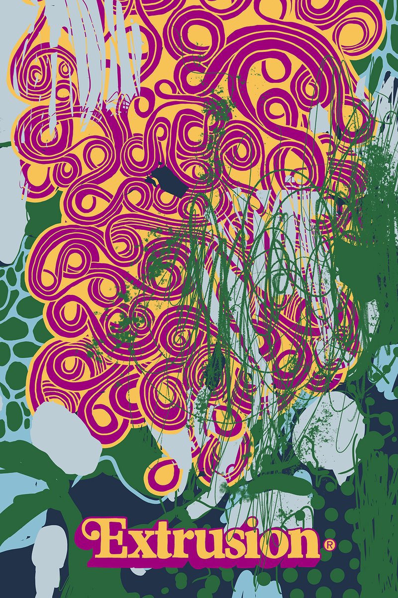 Abstract Giclee Print By Alasdair Willis, 16 X 23, Extrusion, Original Artwork