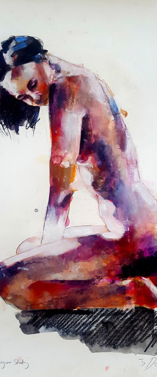 11-21-16 figure study by Thomas Donaldson