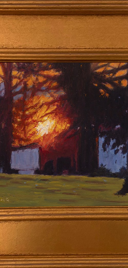 Farmhouse Sunrise by Daniel Brian Fishback