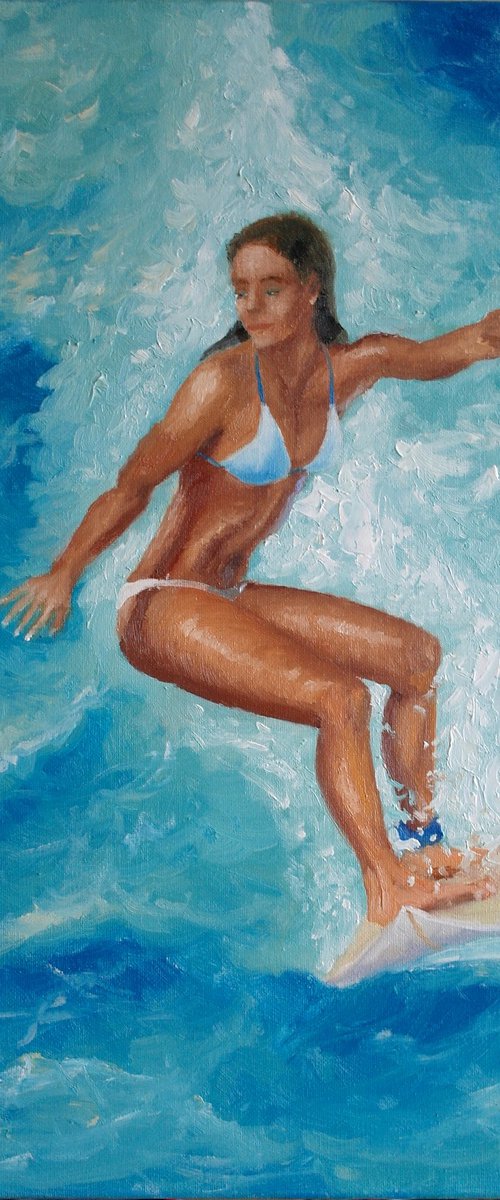 A Lovely Surfer Girl #2 by Juri Semjonov