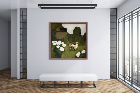 «Time of White Hydrangeas»