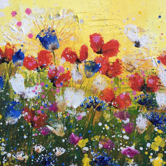 Poppies and Corn Flowers