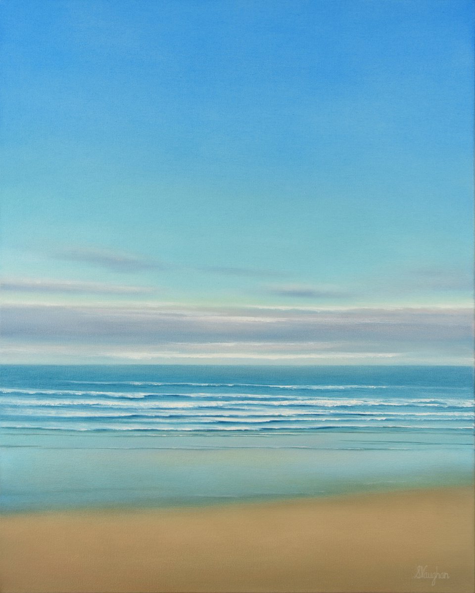 Soothing Ocean - Blue Sky by Suzanne Vaughan