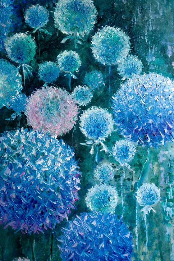 Blue flowers