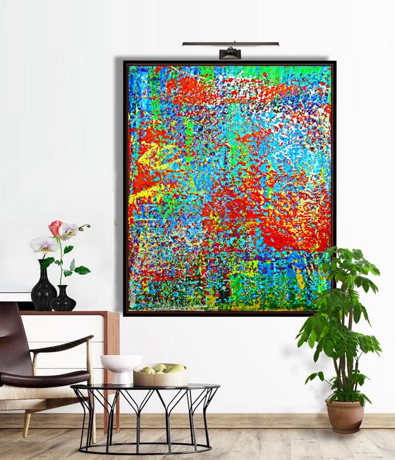 GOLDEN  MEADOW  FLASHING,  XL,  framed