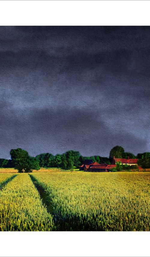 Farm in the fields by Martin  Fry