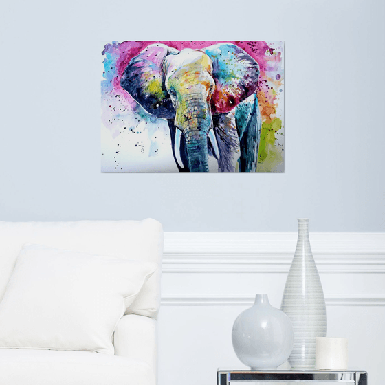 Beautiful majestic elephant