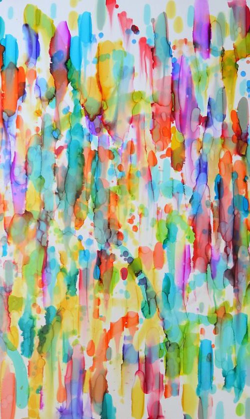 Rainbow Rain by Wioletta Gancarz