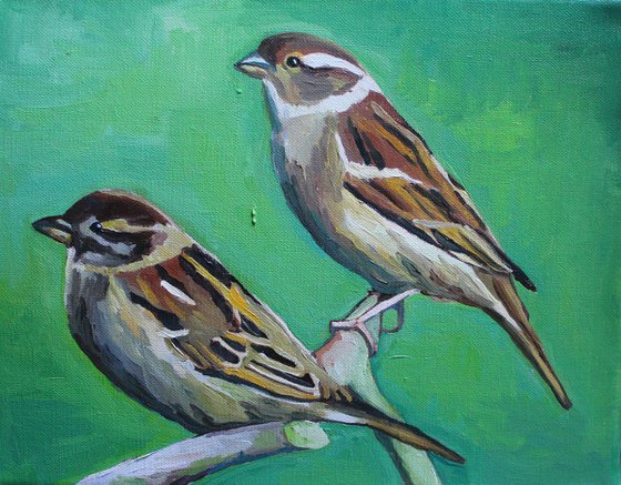 Two Sparrows