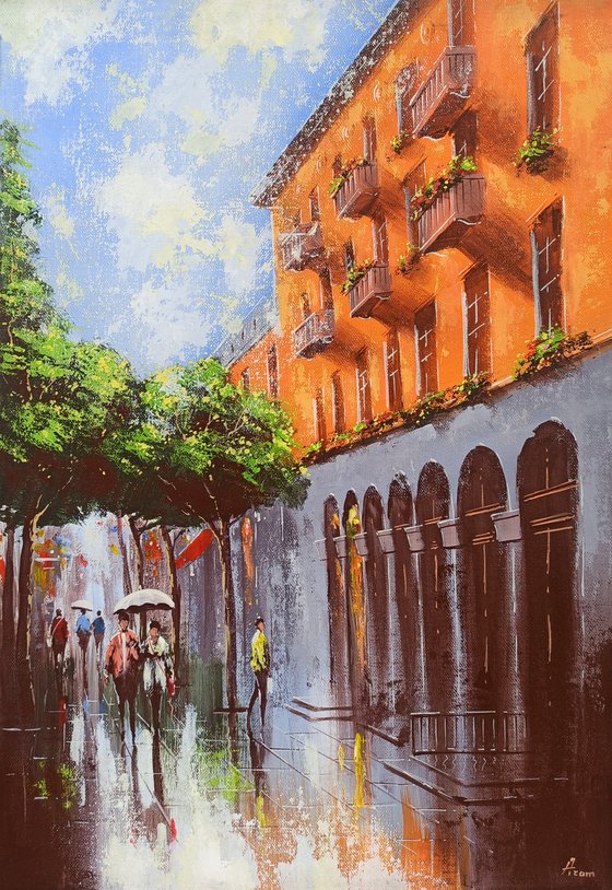 Rain-Kissed Streets