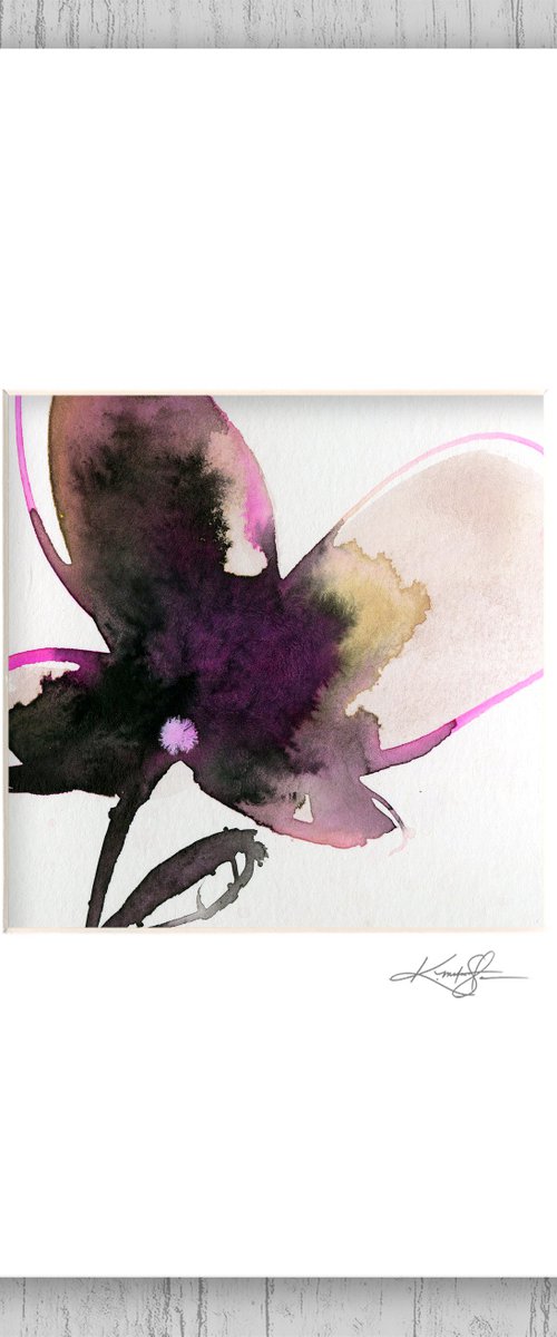 Organic Impressions 2019-14 - Flower Painting by Kathy Morton Stanion by Kathy Morton Stanion