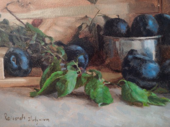 Blue plums