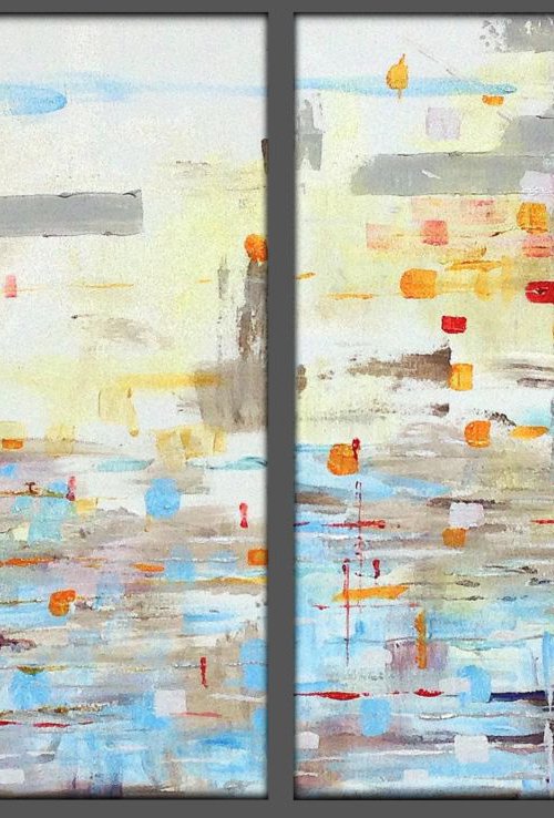 Tang Smaze | Diptych by Heather W.  Ernst