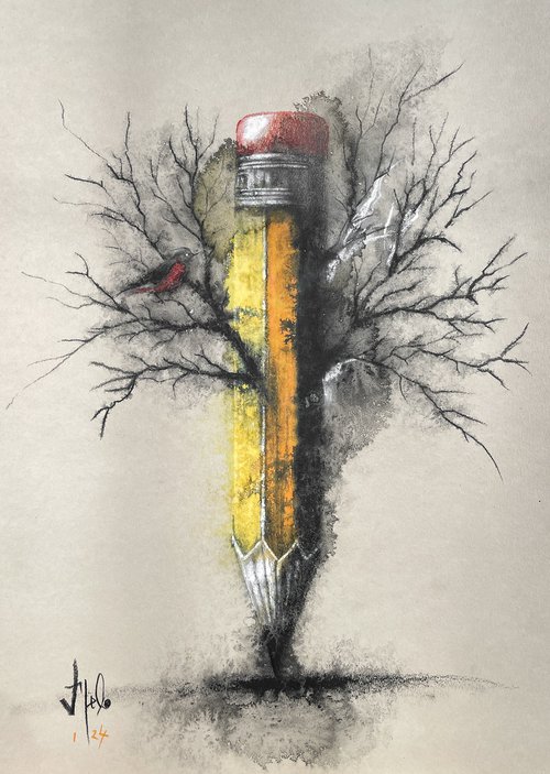The Pencil Tree by Victor de Melo