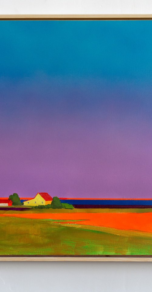 Orange field by Bohdan Katolyk