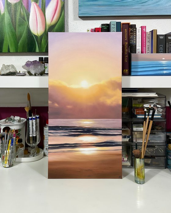 Golden Hour Glow. Seascape