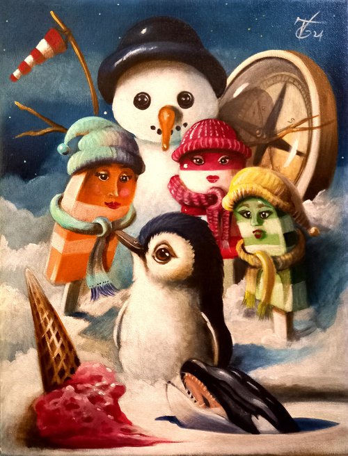 Icicles at North Pole by Valentina Toma' aka Zoe Chigi