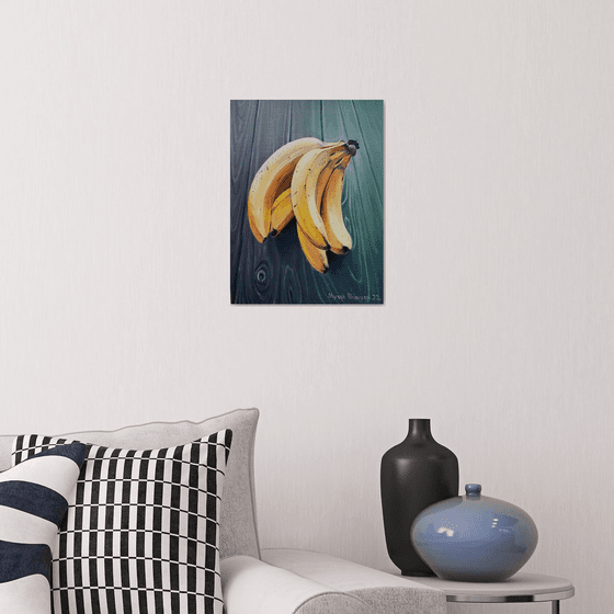 Bananas (40x30cm, oil on canvas)