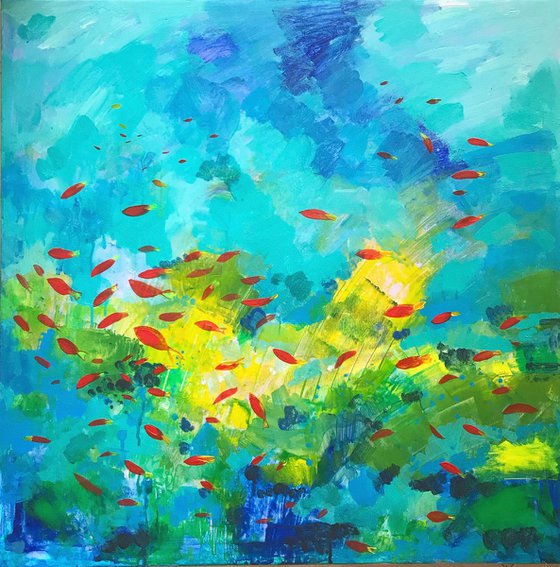 Fish -80x80cm