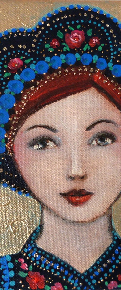Saskia 20 x20 cm by Loetitia Pillault