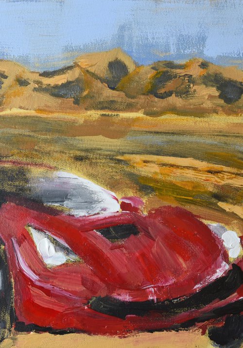 The corvette in Negev desert by Elena Zapassky