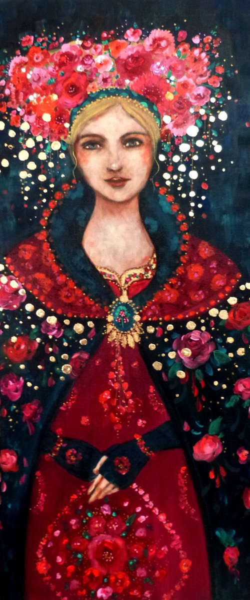 The ceremony 54 x 73 cm by Loetitia Pillault