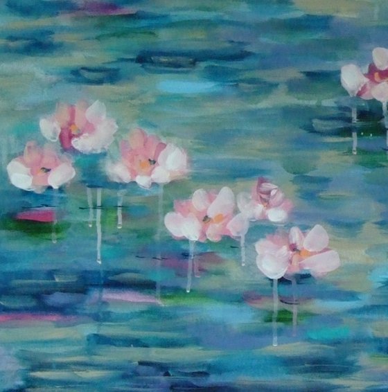 Lilies by Still Water