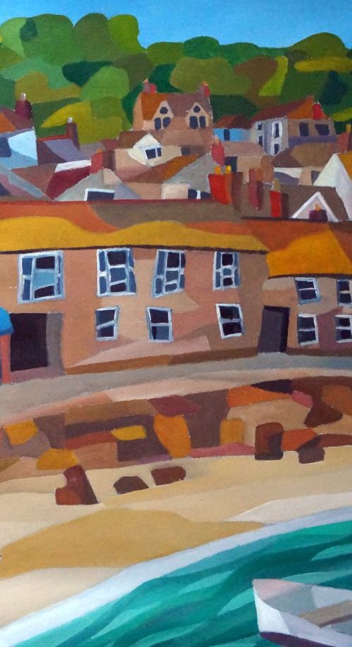 Mousehole harbour. by Tim Treagust