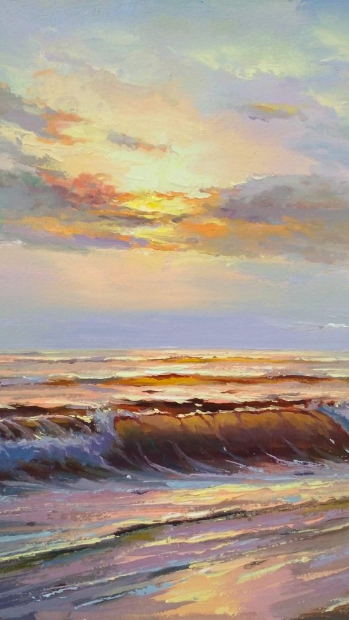 Morning seascape by Andrej  Ostapchuk