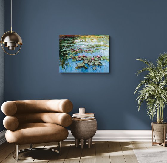 Pink Water Lilies