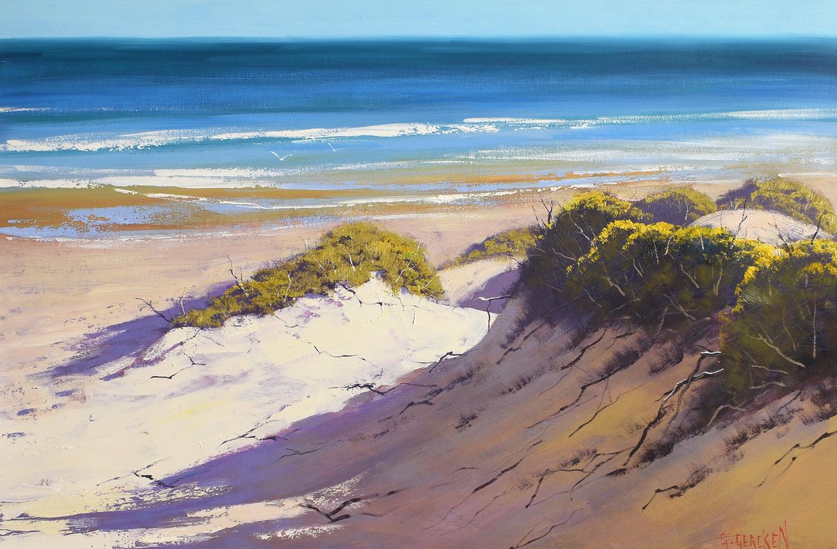 seascape sandy beach by Graham Gercken