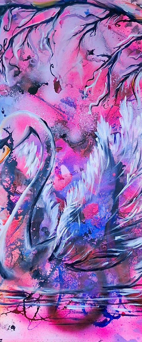 Transcendental Swan by Natalia Kameneva